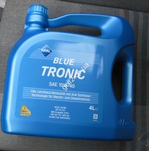 Масло моторное 10W40 BlueTronic (4л.) VW501 00/505 00