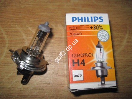 Лампа H4 /PHILIPS VISION +30%/