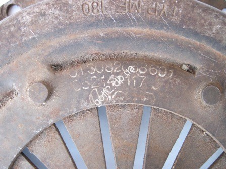 Корзина сцепления г1-г2 /1,1-1,3/180мм- б/у